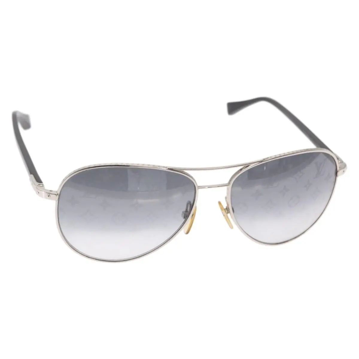 Pre-owned JP 159184 LOUIS VUITTON Conspiration Sunglasses metal Silver LV