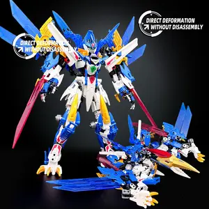 Pterosaur Mech Building Blocks Set, Diy Building Model, 2-in-1 Transformable Flying Robot Action Figure, Dino Mecha Beast Model Toy, STEM Project for Boys Teens Adults, Birthday Gift, Articulated Combat Warrior, Wings of Liberty Collectible Piece