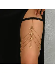 Chaofan Youpin 3D Butterfly Chain Thigh Chain, Sexy, Fashionable, Simple and Versatile Design, Summer Hot-Selling Internet Celebrity Personalized Accessory, Shiny, Exquisite, Niche and Trendy Jewelry, Suitable for Nightclub, Disco and Beach Party Outfits