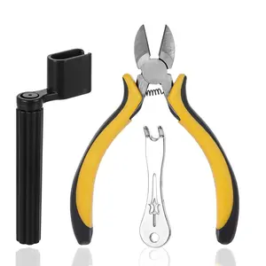 3Pcs Guitar Repair Kit, Guitar Repair tools including 2 in 1 String Winder,String Cutter and Pin Puller for Acoustic Electric Bass - Home Improvement.