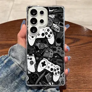 Durable Hard Case Featuring a Classic Game Controller Design, for Samsung Galaxy S26 S25 S24 S23 S22 S21 S20 Fe Plus Ultra Edge S10E A57 A56 A55 A54 A37 A36 A35 A34 A26 A25 A24 A23 A17 A16 A15 A14 A07 A06 A05s Note20 Note10 Note9