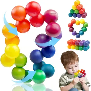 Sensory Autism Balls Toy for Toddler Kids, Easter Basket Stuffers gift chool Fidget Classroom Autistic Calm Down Treasure Box Airplane Travel For Age 3-5 5-7 3-4 4-8 Dementia Activities Valentines Day