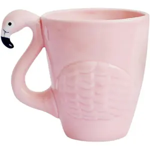 JointVictory Flamingo Coffee Mug Pink Tea Cup 15 Ounce Flamingo Cup Christmas Holiday Birthday Choice for Women,Wife,Mothers Day,Girlfriend,Grandma,Auntie (Mug)