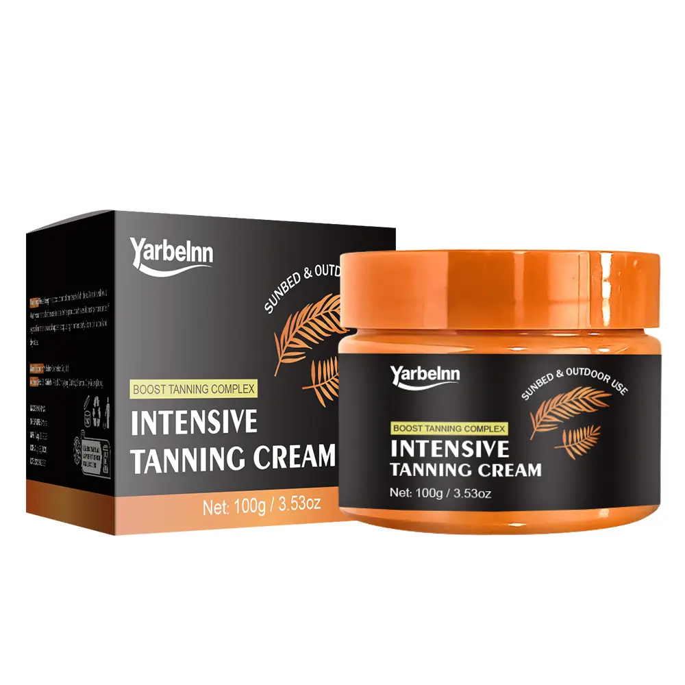 Yarbelnn Self Tanning Cream for Body & Face – Fast Dark Bronzing Lotion, Natural Sunless Tan, Streak-Free, Hydrating Long-Lasting Glow