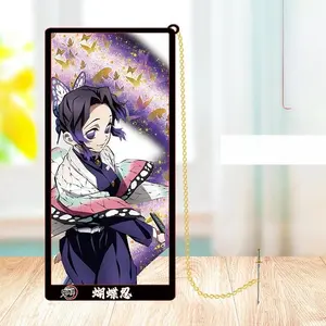 Blade of Ghost Extermination Animation Butterfly Ninja Metal Bookmark Gift Stationery Map Clear Peripheral Standing Pendant