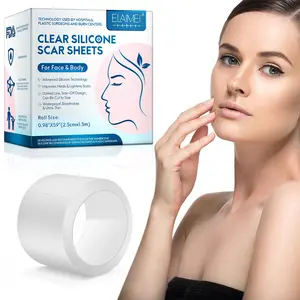 Transparent Silicone Scar Sheets, 1 Roll Waterproof Breathable Comfortable Invisible Scar Tape, Skin Care Patch for Face & Body