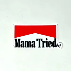 Mama Tried-C0wb0y Klller Sticker, Laptop Water Bottle Decal Sticker