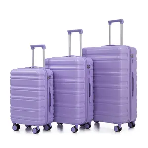 Luggage Sets, 3 Piece Hard Shell Suitcase Set with Spinner Wheels, Expandable Large Checked Luggage, Lightweight Rolling Carry On with Combination Lock