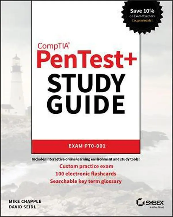 USED Book - Comptia Pentest+ Study Guide: Exam Pt0-001 by Chapple, Mike (Paperback) - english