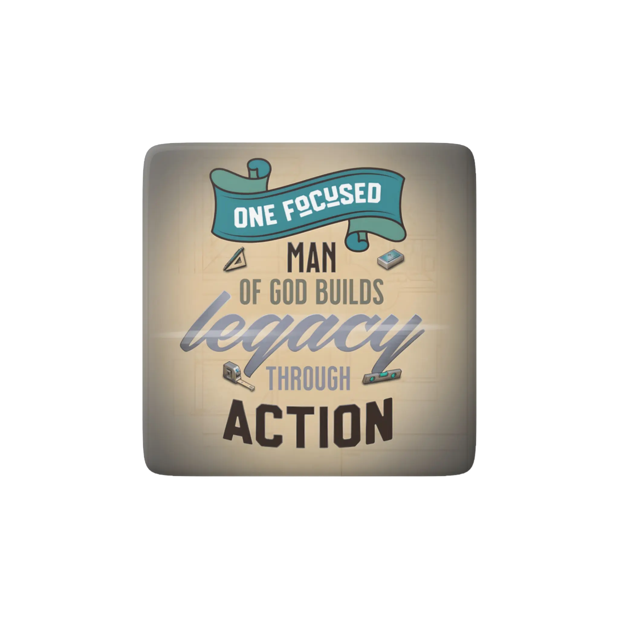 ONE FOCUSED MAN Reminder Tile