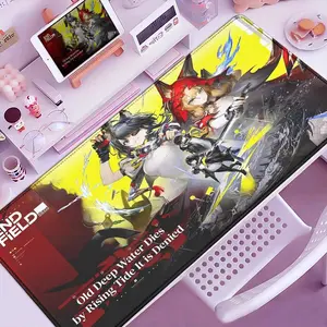 Arknights Endfield Rossi Anti-Scratch Mouse Pad, Anime Gaming Desk Mat with Durable Stitched Edges, Smooth Cloth Surface, Non-Slip Rubber Base for PC Gamers, Anti-Scratch Mouse Pads