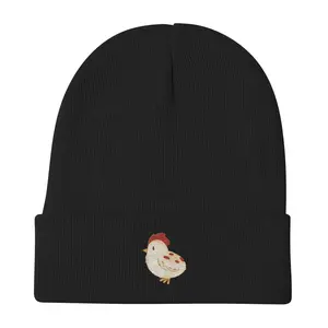 Pizza Chicken Embroidered Beanie