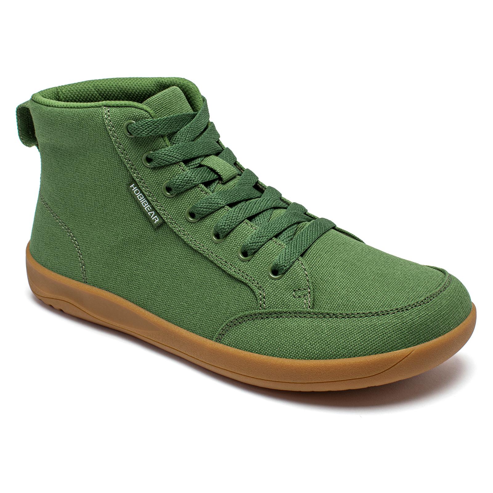 HOBIBEAR Women's Men's Wide Hi-top Minimalist Barefoot Sneakers | Zero Drop Sole | Cushioned Ankle Support