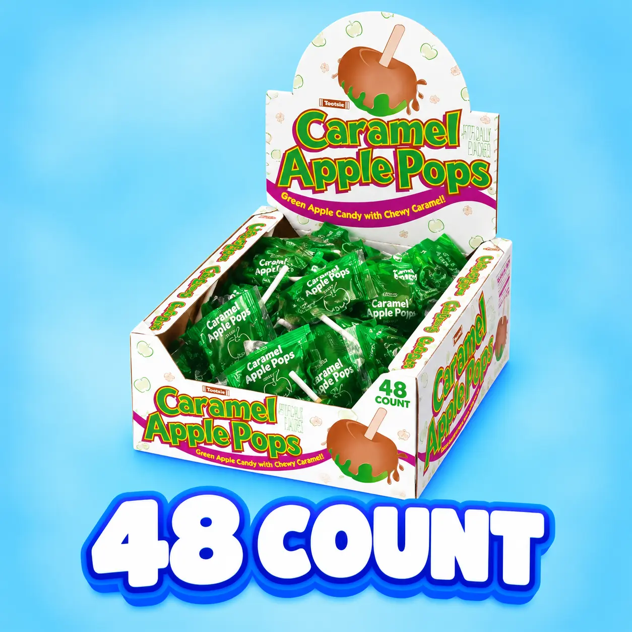 Caramel Apple Pops 48 count Box