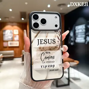 Christian Bible Quotes John 14:6 Pattern Magnetic MagSafe Phone Case for iPhone 17 Air/16 Pro Max 15 Pro 14 13 12 11 Plus Lightweight Shockproof Slim Protective Cover Supports Wireless Charging Case Casing