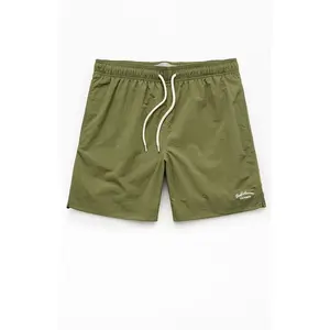 Pacsun Men's Green Collegiate 6.5" Swim Trunks