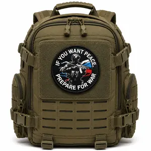 If You Want Peace Prepare For War Morale Patch, Hook & Loop Tactical Style Patch for MOLLE Backpack, Vest & Helmet