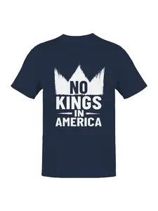 No Kings in America Graphic Shirt, Anti Trump Shirt, Political Shirts, Anti Maga Shirts, Crown No Kings Shirt, Protest Shirts, Nope Kings Shirt