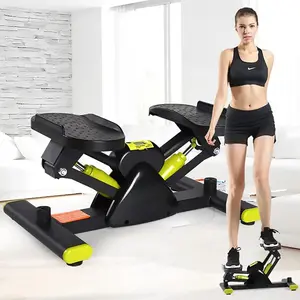 Stair Stepper for Exercise Mini Steppers with Resistance Band Hydraulic Mute Stepper with LCD Monitor and Resistance Bands for