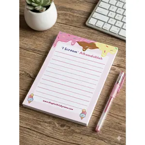I Scream Alhamdulillah Notepad - 5x7 Cute Islamic Stationery