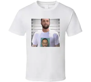 Scottie Scheffler Wearing Woods Mugshot T Shirt