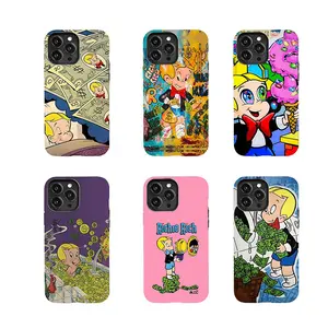 Classic Richie Rich Money Themed Phone Cases,Suitable for iPhone 17/16/15/14/13/12/11 Pro Max/Plusand Samsung Galaxy S23-25, shock-absorbing