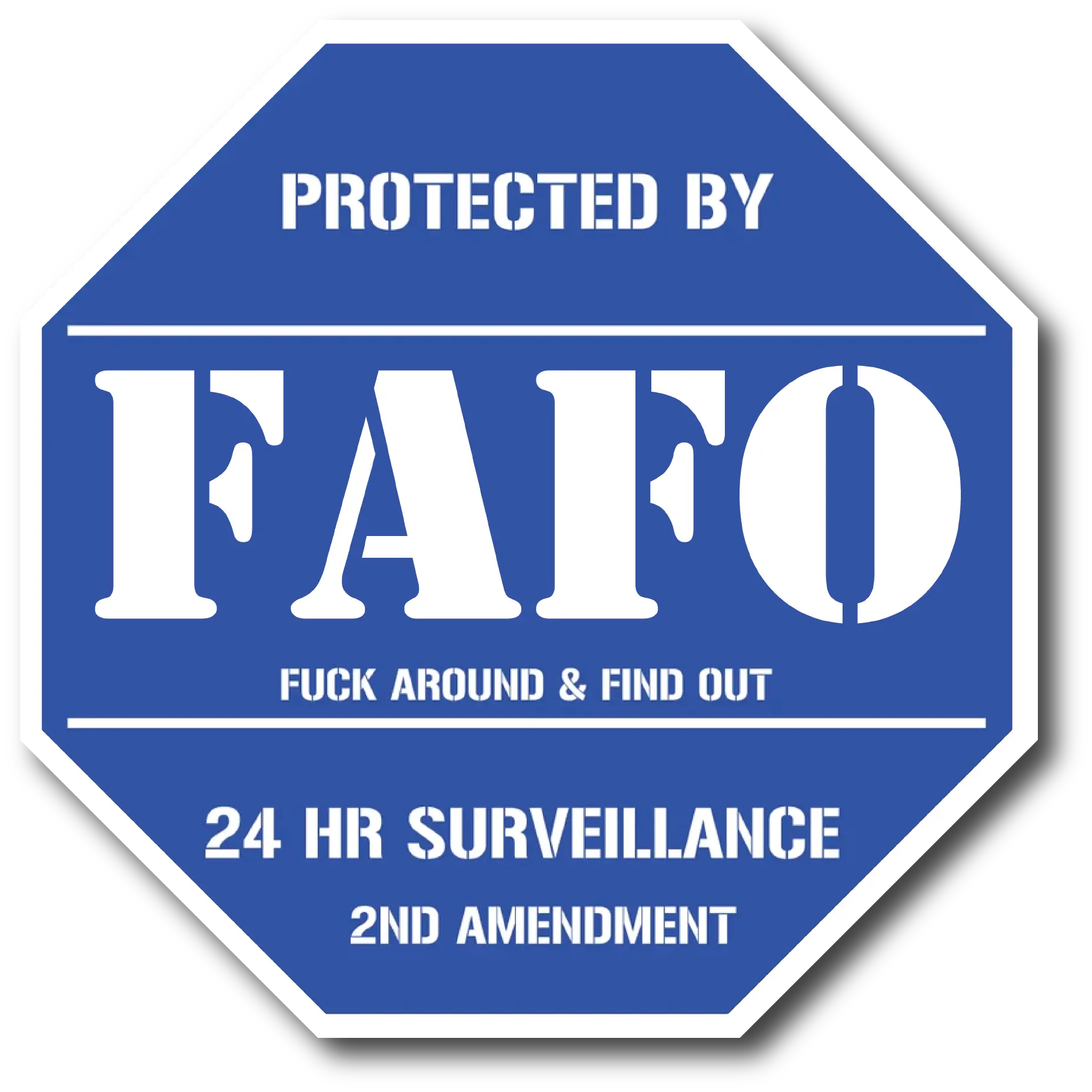 FAFO 5.75" Bold Vinyl Sticker – Perfect for Windows, Doors, and More