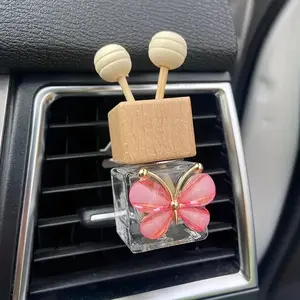 1PC Colorful butterfly air outlet car air conditioning clip Car Air Diffuser interior decoration
