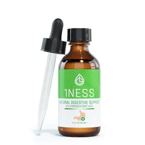 Natural Digestive Support Pure 4% Hydrochloric Acid (2oz Glass)