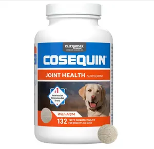 Cosequin Joint Health Supplement for Dogs with Glucosamine Chondroitin and MSM Supports Mobility Flexibility and Cartilage Health Chewable Tablets for All Breeds and Sizes