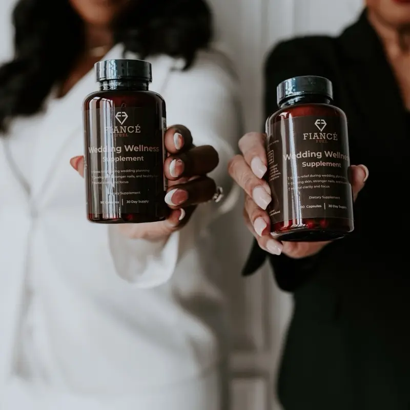 Fiancé Fuel Wedding Wellness Supplement – Chemist-Formulated & MD-Approved Vitamins for Brides & Grooms to Reduce Stress, Boost Energy & Enhance Skin Glow (90 Capsules)