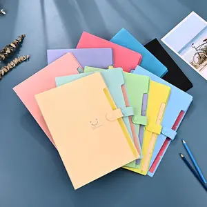 A4 File Folder, 1 Count Creative Multi-layer File Folder, Paper File Storage Clip, Files Organizer, Office Stationery & Supplies for Home School Office