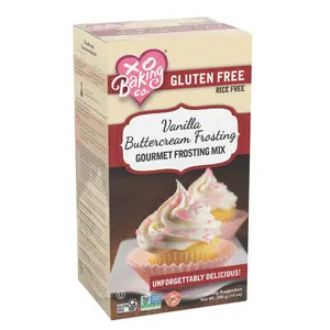 Xo Baking Co. Gluten-Free Rice-Free Soy-Free Dairy-Free Non-GMO Vanilla Buttercream Frosting Mix