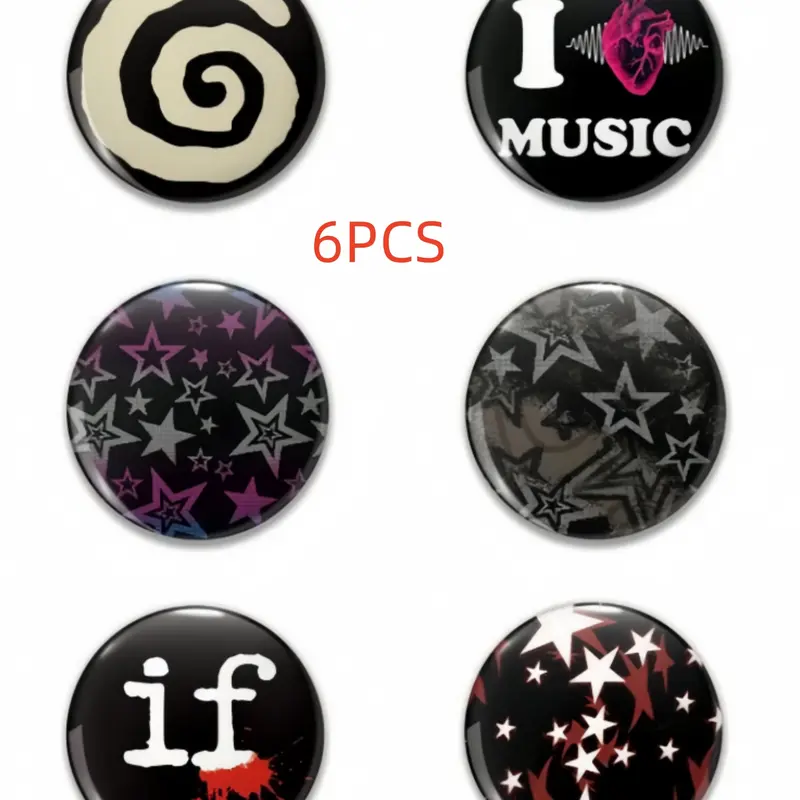 Cute Cartoon Pattern Pin Badge, Unique Plastic DIY Button, Creative Holiday Accessories for Jeans, T-Shirts, Backpacks & Hats, Fashion Accessory, Men Accessories, Hat Pins