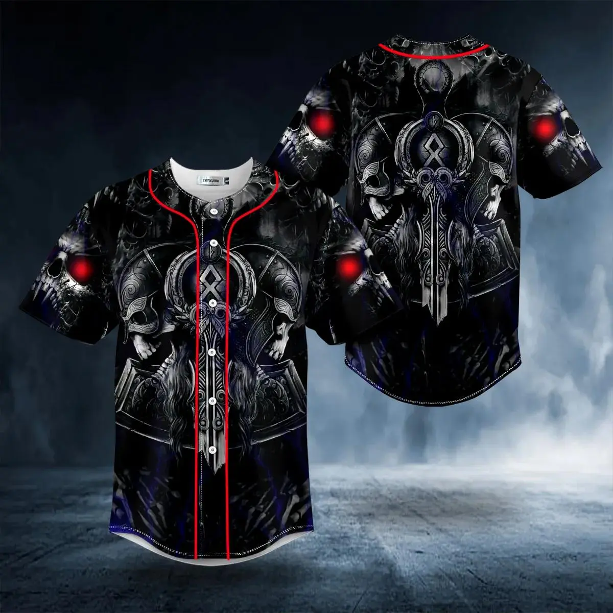 Norse Myth Valhalla Warrior Viking Baseball Jersey Jersey Shirt