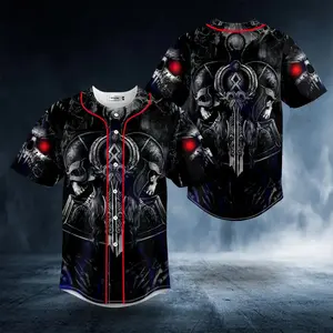 Norse Myth Valhalla Warrior Viking Baseball Jersey Jersey Shirt