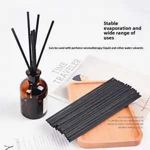 Reed Diffuser Sticks - Natural Fiber Aromatherapy Sticks, Long-Lasting Scent Diffuser Rods, No-Fire Home Fragrance Accessories, Mosquito Repellent & Odor Eliminator, Universal Fit for Bottles,  Indoor Essential