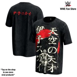 Iyo Sky Japanese ProSphere Graphic Tee Men Top Shirt Wash 230gsm Cotton – Genius of the Sky, High-Flying Mastery, Women’s Champion Legacy, Damage CTRL Power, Fearless Innovation & Main Event Impact in WWE