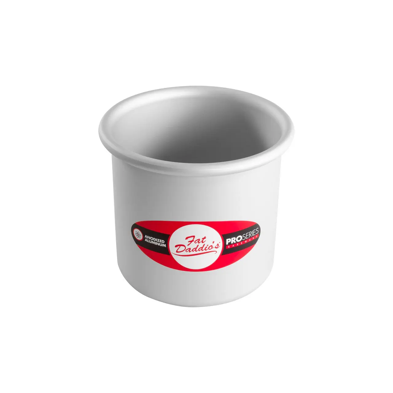 Fat Daddio's PRD-44 Anodized Aluminum Round Cake Pan, 4 x 4 inch