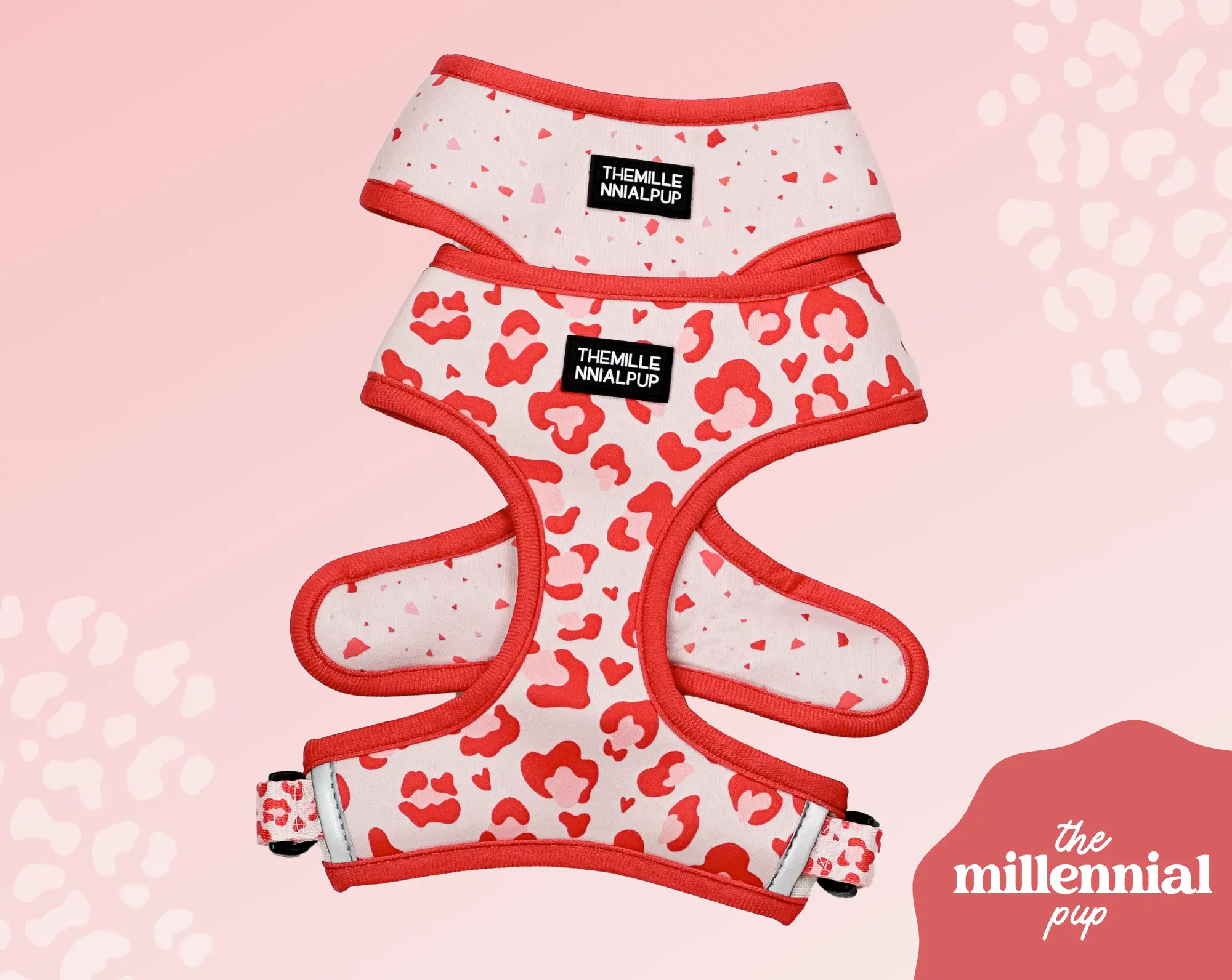 Red Hot & Wild Reversible Dog Harness