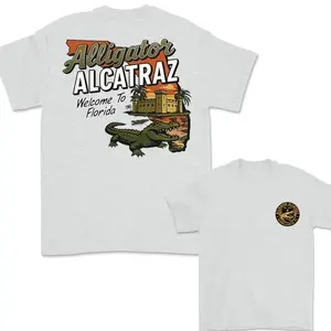 Alligator Alcatraz Welcome To Florida Gator T-Shirt, Unisex T-shirt, Sweatshirt, Hoodie, Print Cotton
