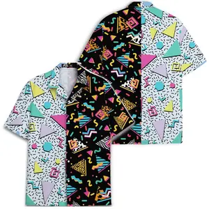 80s Retro Bowling Hawaiian Shirts For Men Bowling Shirts Unisex Mens Hawaiian Shirts Short Sleeve Button Down Shirt Men 4