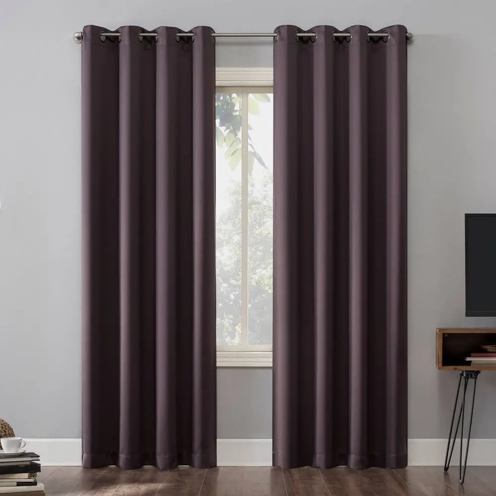 Sun Zero 100% Blackout Oslo Theater Grade Grommet Curtain Panel Sun Zero 100% Blackout Oslo Theater Grade Grommet Curtain Panel