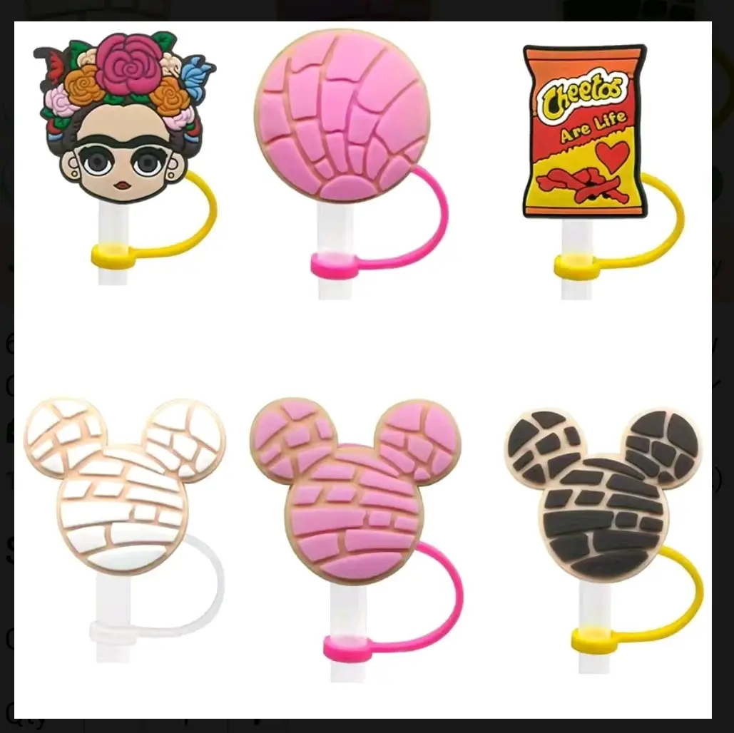 Drinking Straw Cover (Decoration Accessories Drinkware Silicone)