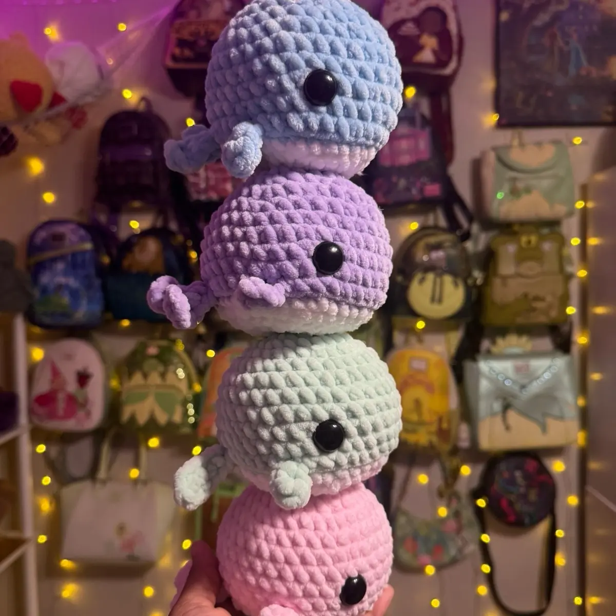 Chubby crochet whale