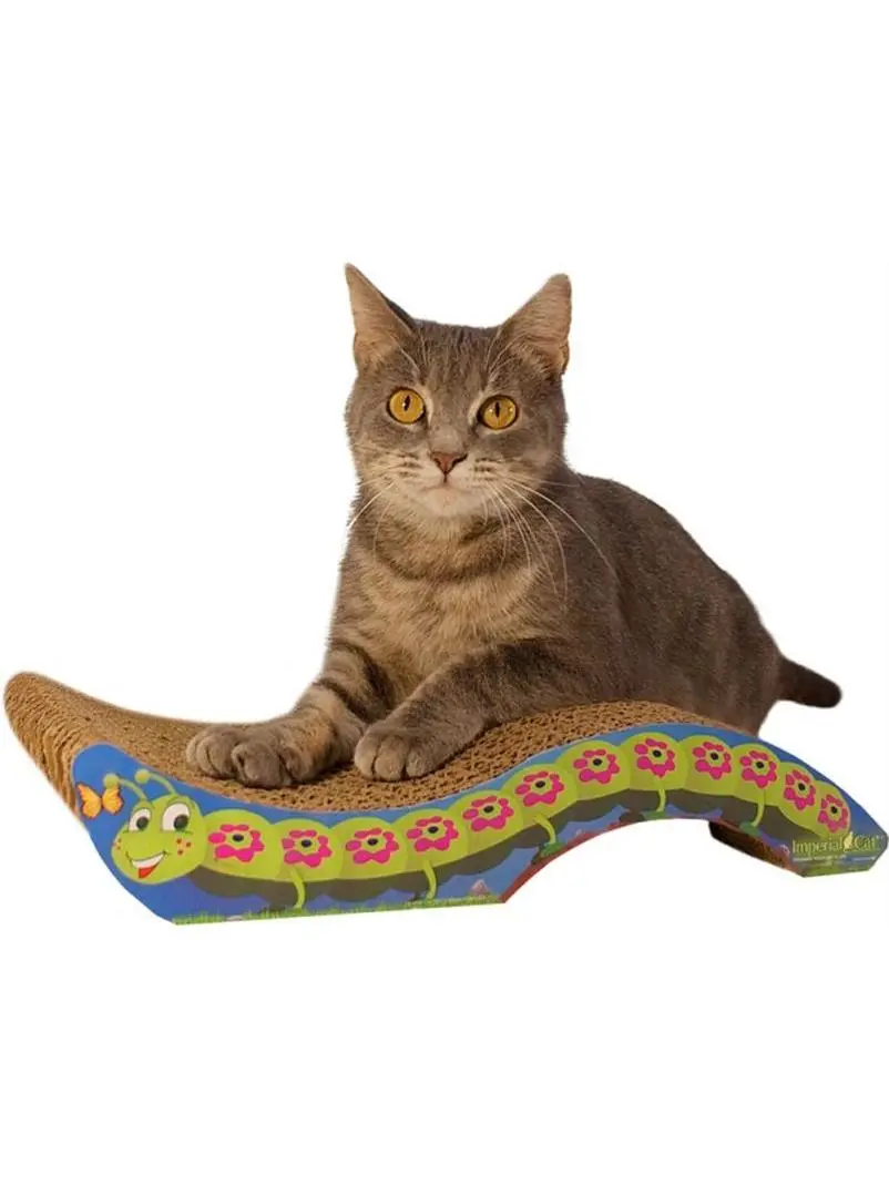 Scratch N Shapes Caterpillar Cat Scratcher