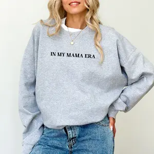 In My Mama Era Sweatshirt, In My Mom Era Sweater, New Mom Apparel, Girl Mama Era Crewneck, Boy Mama Era Long Sleeve Pullover, New Mama Shirt, Mom Sweatshirt, Gift For Mom, Women's Top, Womenswear, Soft Cozy Fabric Sweatshirt