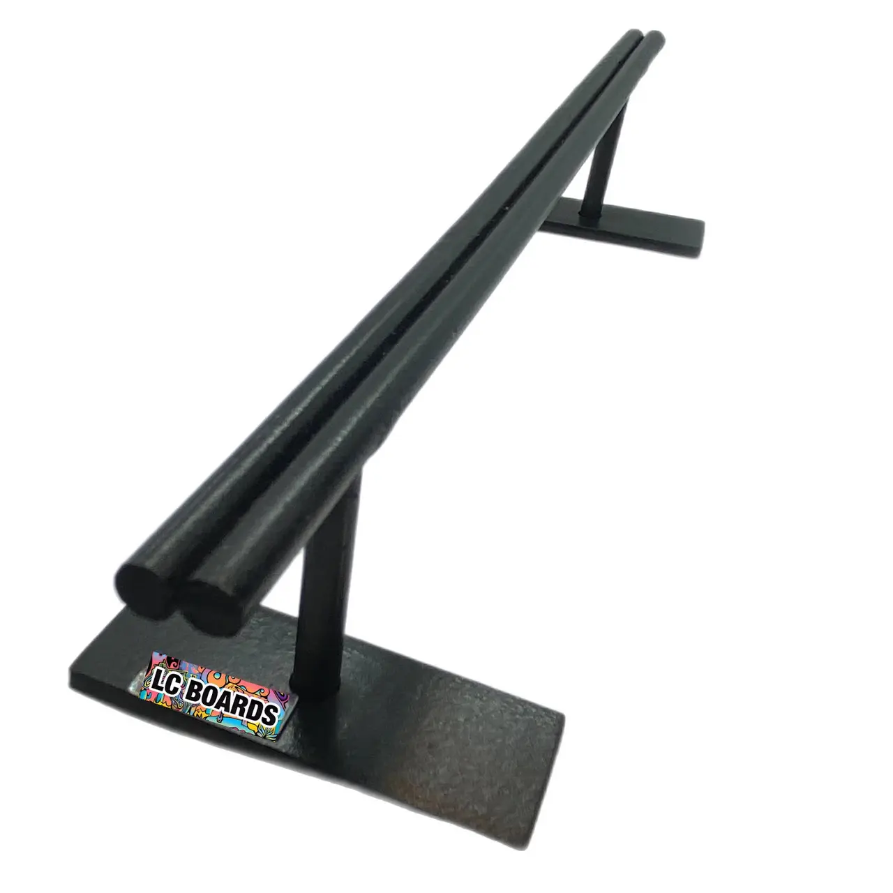 LC BOARDS FINGERBOARD SHOT GUN RAIL STEEL BLACK LC BOARDS FINGERBOARD SHOT GUN RAIL STEEL BLACK