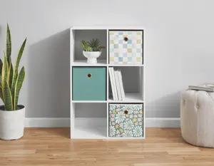 Mainstays 6 Cube Storage Organizer