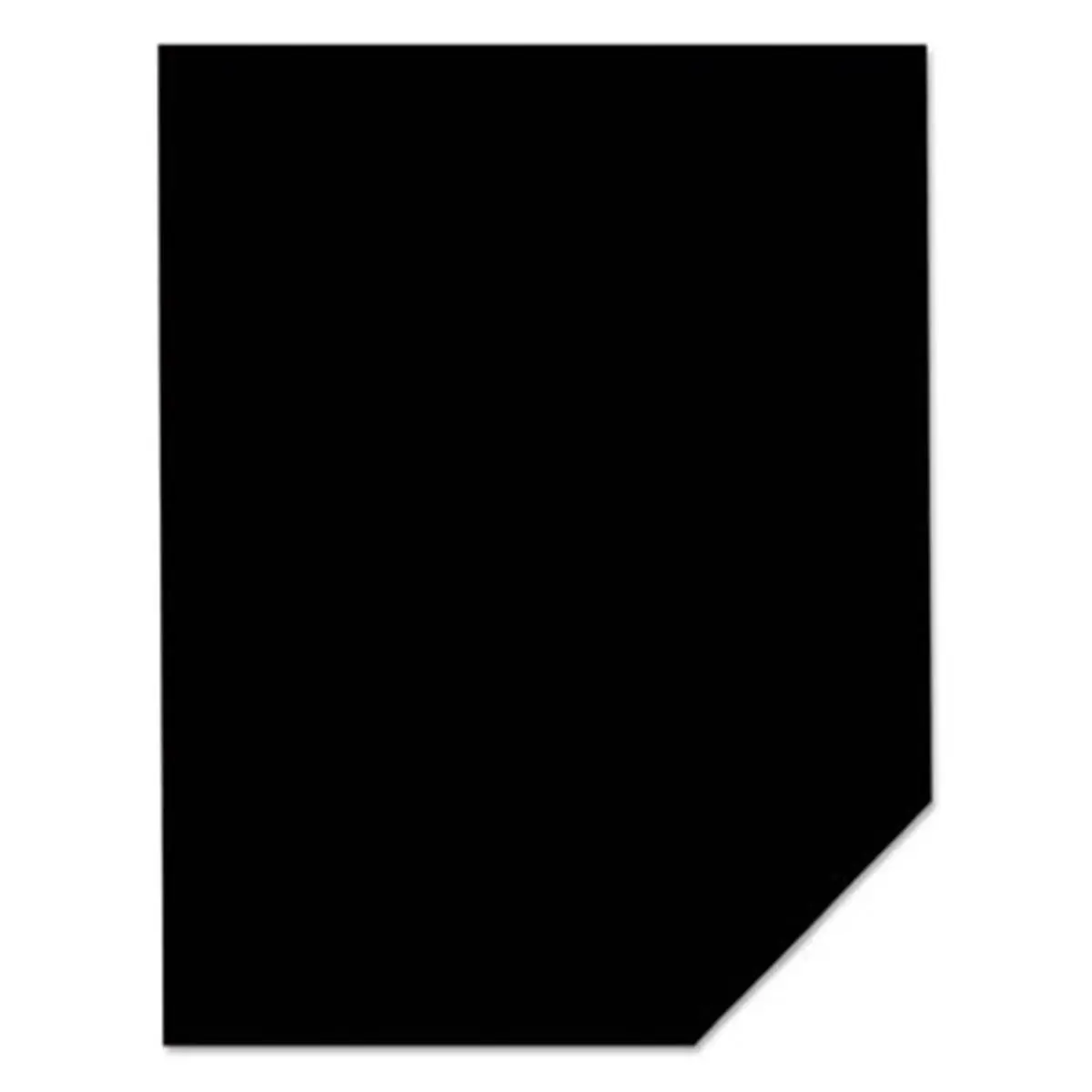 Wausau WAU22321 Astrobrights Premium Color Paper - Eclipse Black, 8.5 x 11 in.